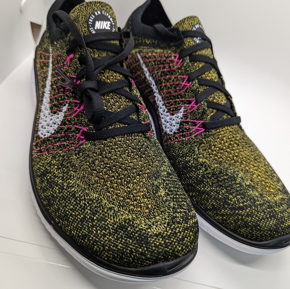 Nike Free RN Flyknit 2018 Laser Orange 942838-004 Men Size 10.5 New With Box - Picture 6 of 7